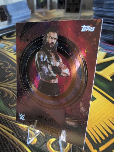 2025 Topps Universe WWE - Roman Reigns #71 Galaxy - Picture 3 of 4