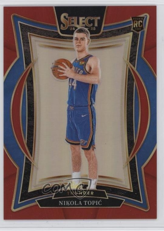 2024-25 Panini Select Concourse Red Prizm 103/199 Nikola Topic #89 v1x