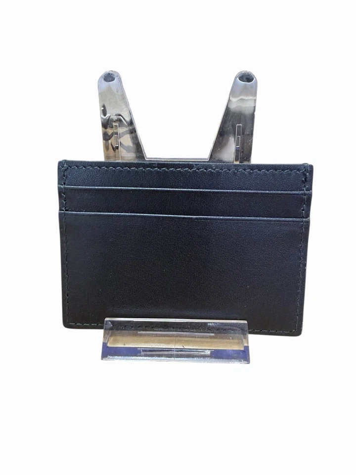 Tarjetero Gucci Vintage Logo - Cuero Negro - 5 Ranuras Foto 2 de 4