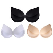 2X 2 Pieces Bra Insert Pads Shaper Removable Resilient for