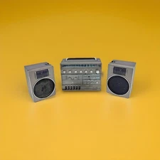 Vintage GE Model 3-5262D Cassette AM/FM HiFi Stereo Boombox - Tested And Working