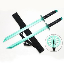 28" BladesUSA Twin Ninja Swords-Set of 2-Nylon Wrapped Handles Nylon Sheath