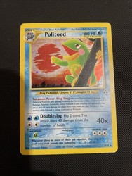Politoed 8/75 Neo Discovery Holo Rare Pokemon TCG