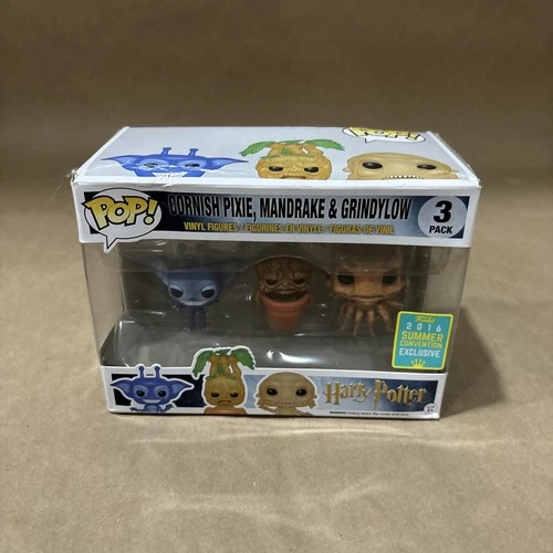 Funko Pop! Vinyl: Harry Potter - Cornish Pixie, Mandrake, Grindylow - Barnes and