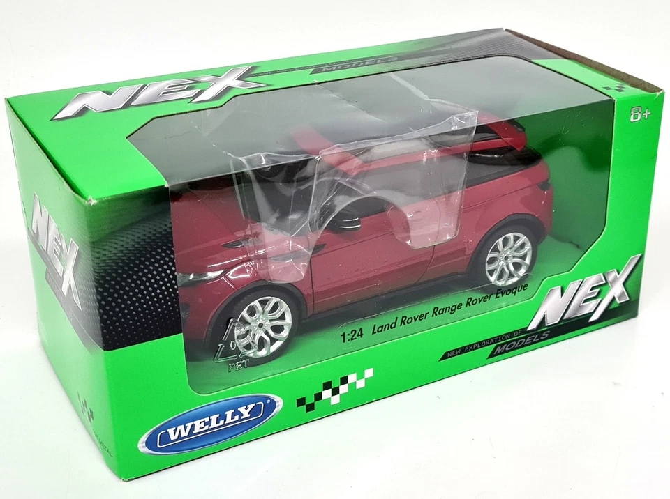 Nex 1/24 Land Rover Range Rover Evoque Red Diecast scale model car - Image 2 of 4