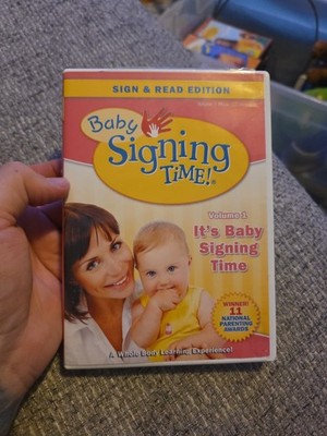Baby Signing Time Volume 1 ''It's Baby Signing Time'' .Sign & Read Edition..No Cd