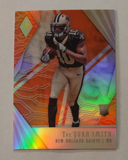 Tre'Quan Smith (Saints) 2018 Panini Phoenix football ROOKIE card ORANGE /99. rookie card picture