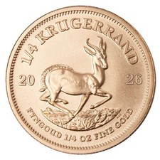 South Africa 2026 1/4-oz Gold Krugerrand Brilliant Uncirculated 5668.84 per troy oz