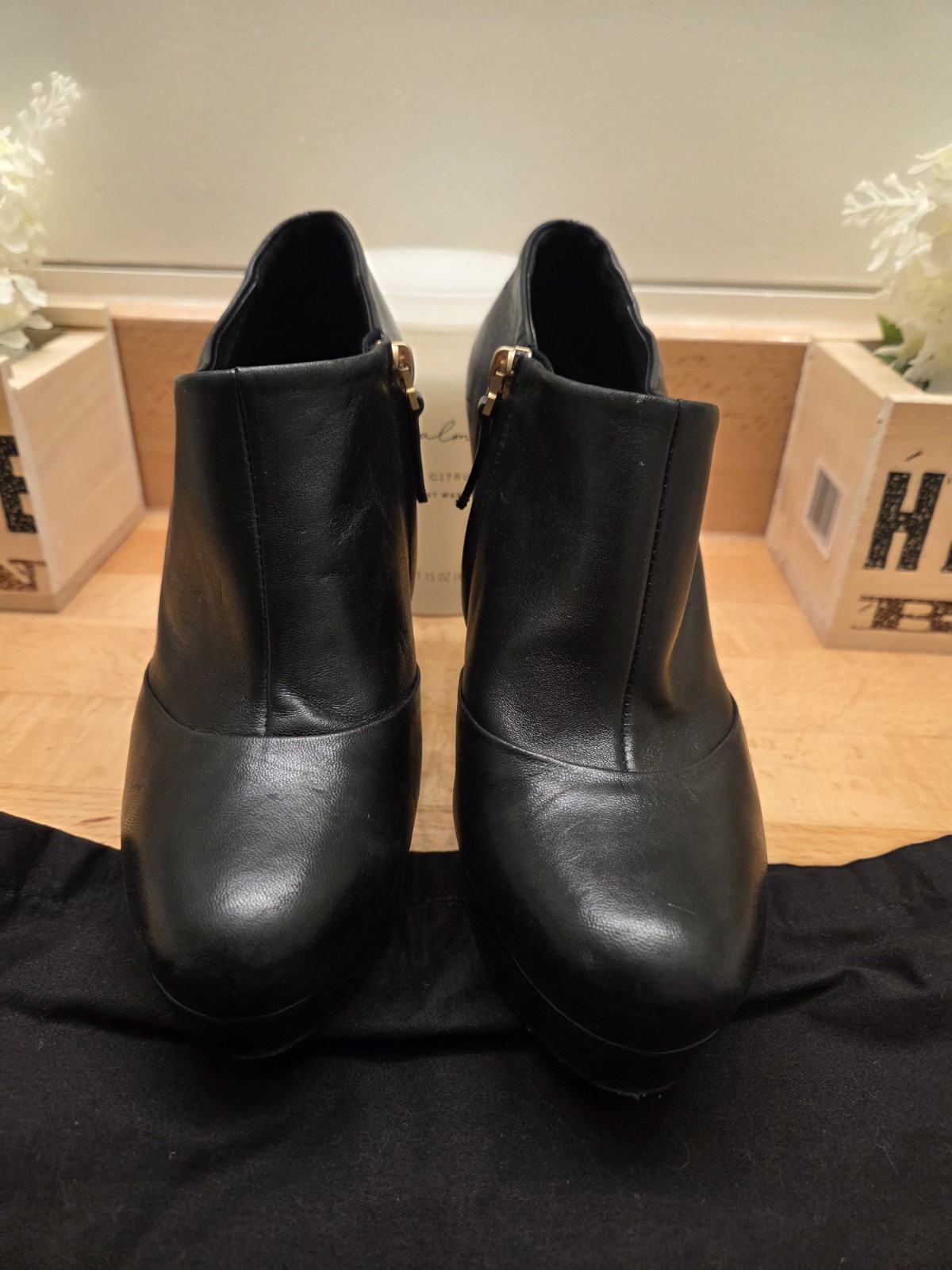 Stivaletti omaggio YSL Yves Saint Laurent in pelle nera misura: 37 5