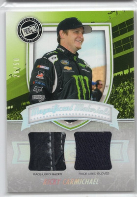 2011 Press Pass Fanfare Ricky Carmichael Magnificent Materials 26/50 MM-RC Dual