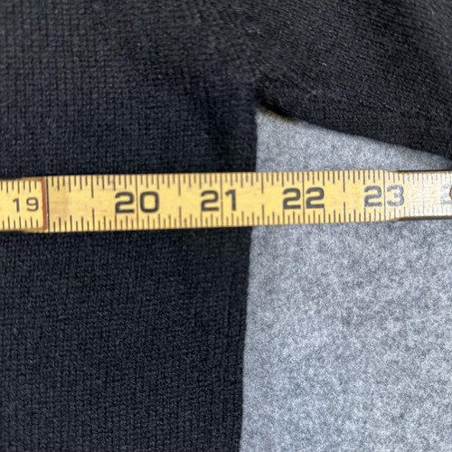 Embassy Row Sweater Mens Large Black Two Ply Cashmere Pullover V Neck New Tags - Picture 7 of 8