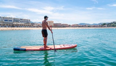 Aqua Marina 12.0' Monster inflatable stand-up paddleboard with paddle