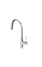 GoodHome Filbert Silver Chrome Effect Kitchen Side Lever Tap BNIB