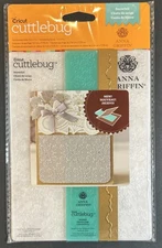 Anna Griffin Snowfall Embossing Folder, Border And Border Die.