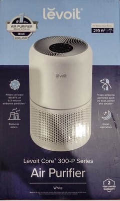 Levoit Core 300-P Portable True HEPA Air Purifier, Quiet Touch Wi-Fi, 219 sq ft