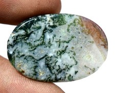 32.20 Ct Beautiful Natural African Moss Agate Untreated AAA Loose Gemstone
