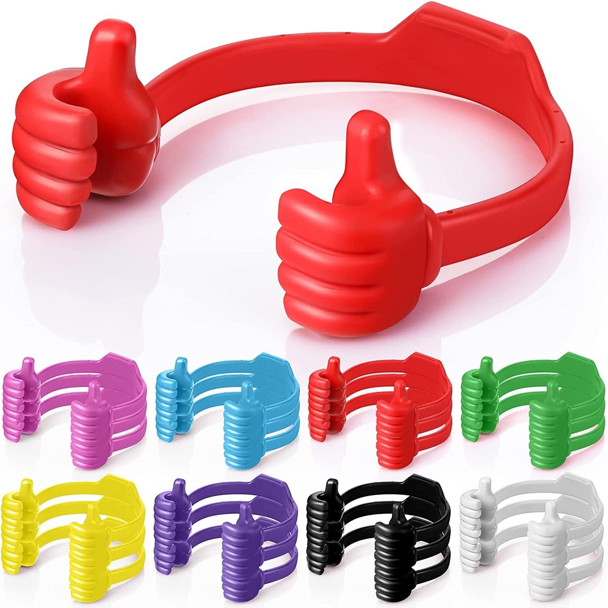 E-Circuit Thumbs-up Cell Phone Stand Colors Universal Multi-Angle  FLEXIBLE!