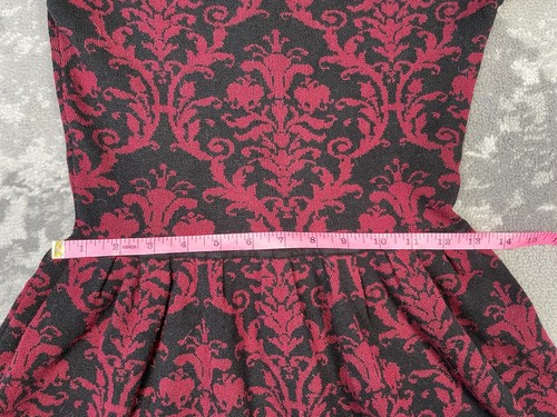 Abito Maglione Romeo E Giulietta Couture Manica Corta Nero e Rosso Taglia S - Foto 5 di 8