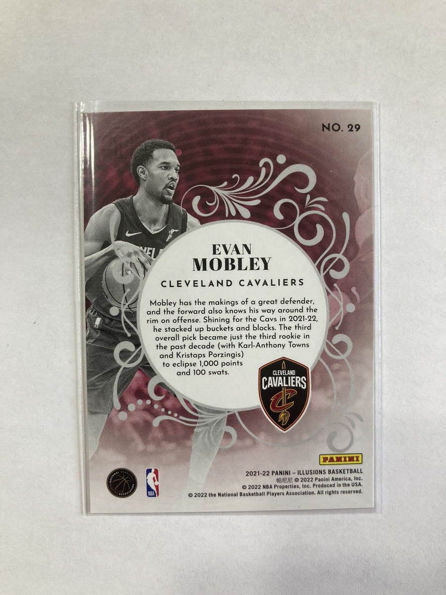 2021-22 Panini Illusions Evan Mobley King Of Cards Rookie