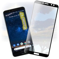2XfüR Huawei Y7 2018 Panzerfolie Displayschutz Hart Glas Schutzglas Schutz Folie