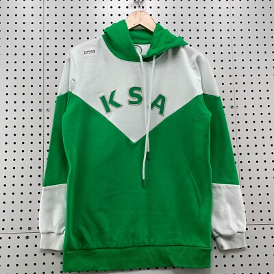 Saudi Arabia Hooded Small Sweatshirt Green White FIFA World Cup 2022 20x26