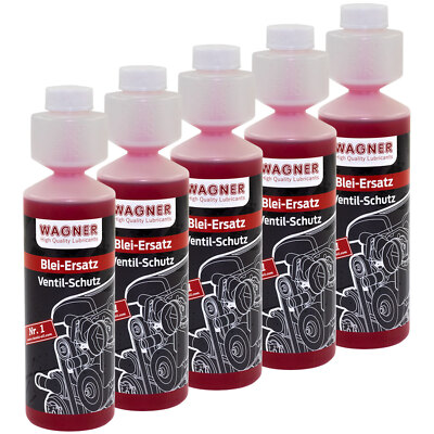 Bleiersatz 5x 250 ml Blei Ersatz WAGNER Zusatz Kraftstoff Additiv Benzin lead