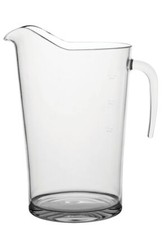 4 Pint Jug Polycarbonate Clear Jug Or Beer Pitchers Lca @ 2, 3 & 4 Pint San X 6