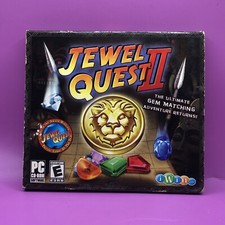 Jewel Quest II 2 PC-CD Rom Puzzle Adventure Match Game 2010 Complete