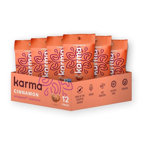 Nuts Cinnamon Cashews - Whole, Vegan, Gluten Free Snack Packs in 1.5oz Portions - Picture 3 of 8