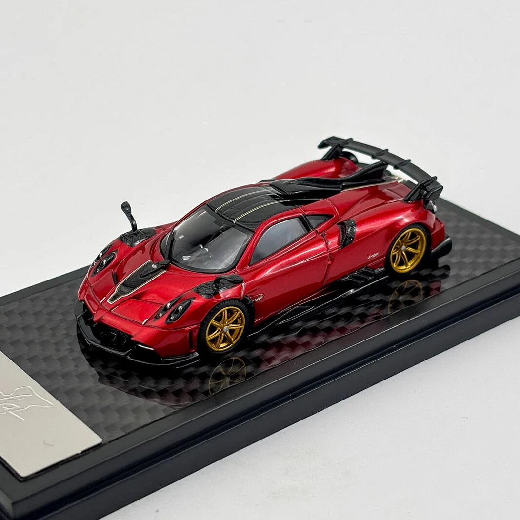 LCD 1/64 Scale Pagani Imola Red Diecast Car Model Toy Collection Gift