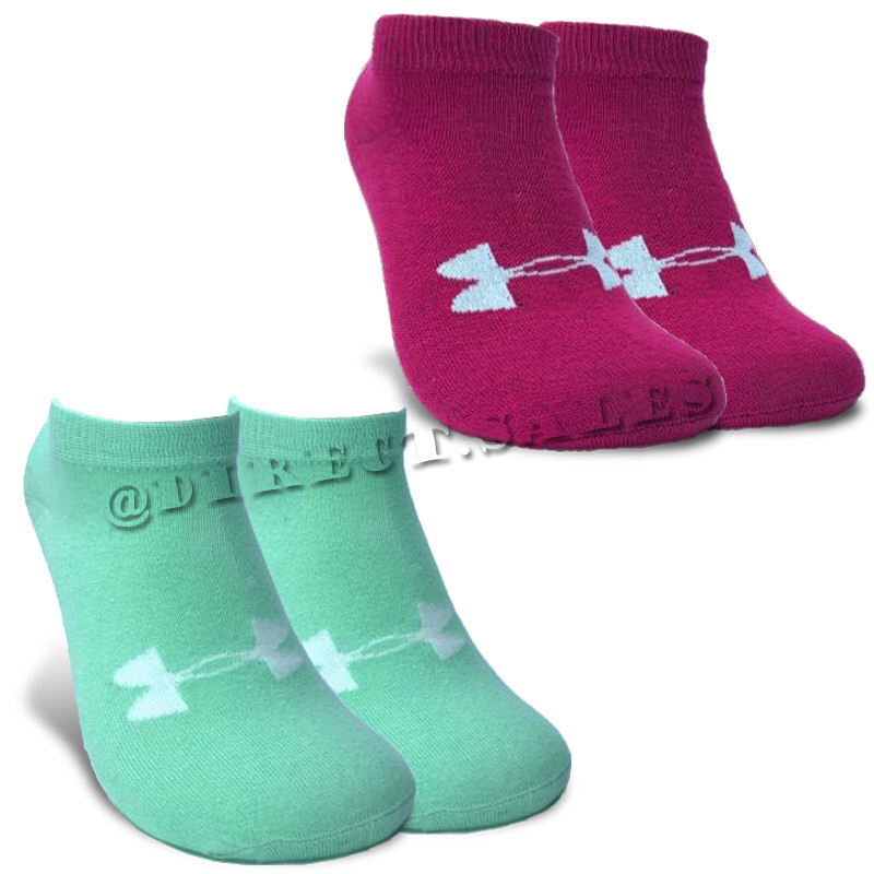 Under Armour Womens Ankle No Show Trainer Socks Cotton Sports GYM Socks