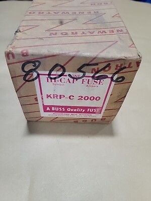 New Bussmann HI-CAP KRP C 2000 2000 Amp Fuse Class L 600 Volts NIB 