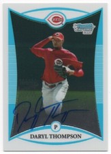 2008 Bowman Chrome Prospects #BCP248 Daryl Thompson RC SP Auto Cincinnati Reds