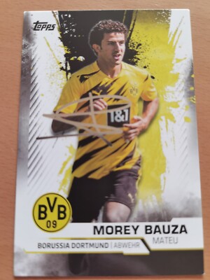 Topps BVB Borussia Dortmund Team 2020 20/21 BVB Abwehr Mateu Morey Bauza #16