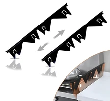 2pcs Stainless Steel Stove Gap Covers Adjustable Stove Counter Guard Gap Filler