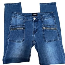Hudson girls jeans with front zipper pocket skinny jeans size 14, Hudson girls