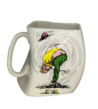 Golf Mug Coffee Cup Humorous Fathers Day Gifts The Results of Over Swing Twisted