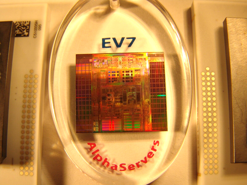 Digital Alpha 21364 EV7 - dwie wersje (Compaq + HP) w tym EV7-Die - rzadki - Zdjęcie 7 z 12