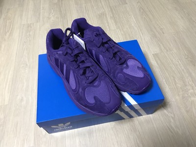purple adidas yungs