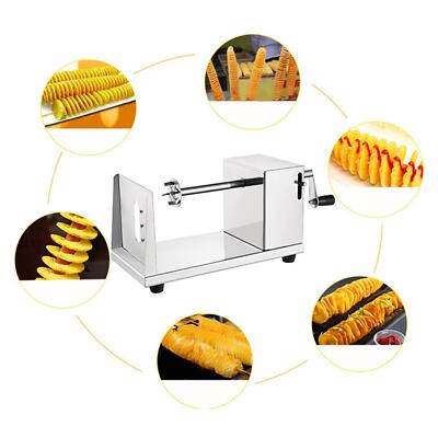 Kartoffelschneider Zyklon Kartoffelmaschine Edelstahl Gurken Karotten Wachskürbis