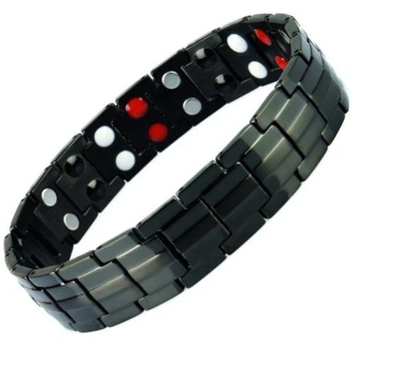 Magnétique Power Energy Santé Bracelet Bio Brassard 4in1 arthrite Titane Pur