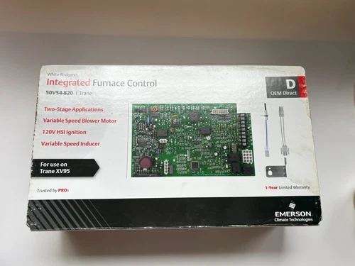 Emerson Climate-White Rodgers 50V54-820 -Integrated Furnace Control - TraneXV95