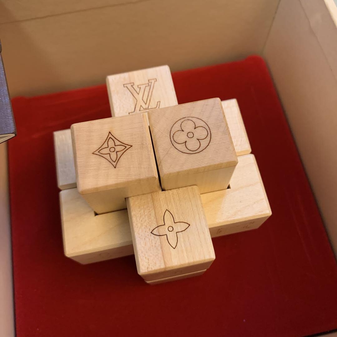 Louis Vuitton 3D Puzzle Putty monogram flower wood LTD