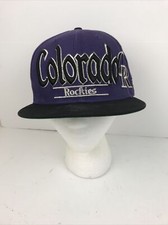New Era 9Fifty Colorado Rockies Big Spellout Embroidered Snapback Hat Cap
