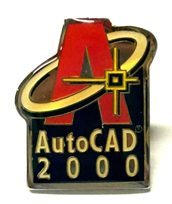 Autodesk Auto CAD 2000 Pin (H25)