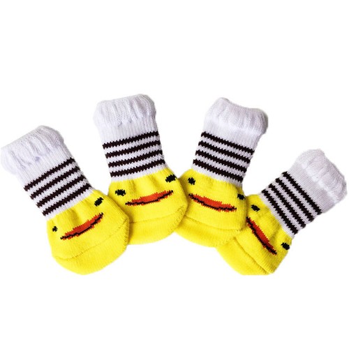 4pcs Soft Anti-Slip Dog Socks Boots Puppy Pet Cat Shoes Booties Paw Protector . - Picture 25 of 31