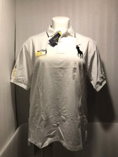 New Polo Ralph Lauren Big Pony Polo 67 Training Performance, White - Size: XLT