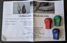 Peterson Pencil Grips for Kids Handwriting Writing Aid Gripper - 3 pcs Soft