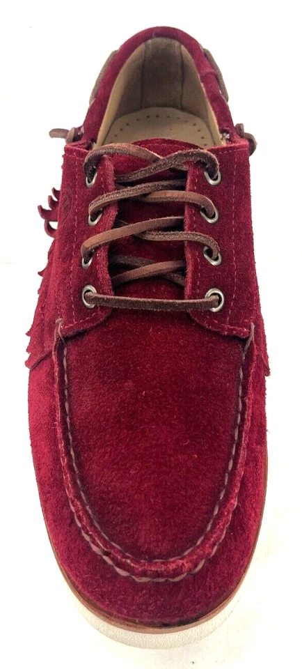 Zapatos mocasines de barco de gamuza con flecos Sebago Ronnie Fieg 103330 para hombre EE. UU. 10 M Foto 3 de 4