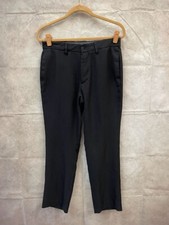 Chaps Men's Black Flat Front Dress Pants Size 30